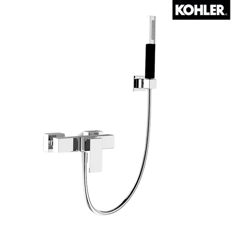 Kohler K-45371T-B4-CP STRAYT 掛牆式淋浴龍頭 (連多手持花灑及插座)-hong-kong