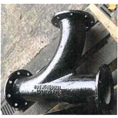 Key Ductile iron fittings - Tee · GA number ZC20260323