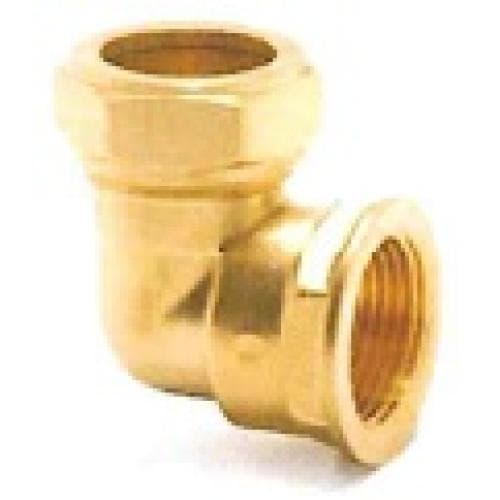 Pegler Yorkshire Kuterlite 銅合金配件連壓接接頭 - 彎頭 · 認可信編號 A20240009