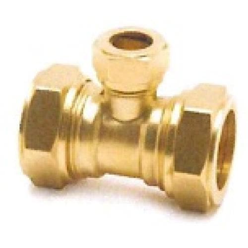 Pegler Yorkshire Kuterlite 銅合金配件連壓接接頭 - 三通接頭 · 認可信編號 A20240009