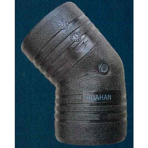 Huahan PE fittings in black colour (PE100, SDR11) - Bend · GA number ZC20260494