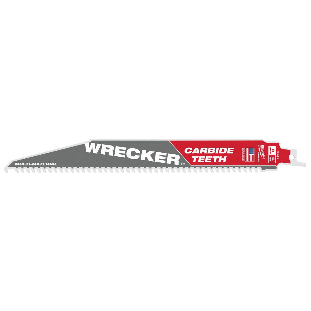 SAWZALL™ WRECKER™ 6TPI 碳化鎢鋸片 6"/9"/12"