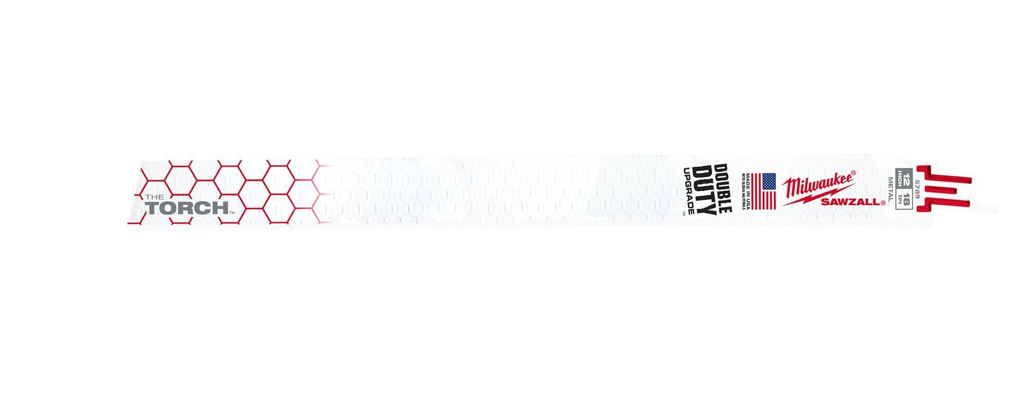 Milwaukee 美沃奇 48-00-5789 SAWZALL™ TORCH™ 12" 拆除用金屬切割鋸片 (5 片裝)