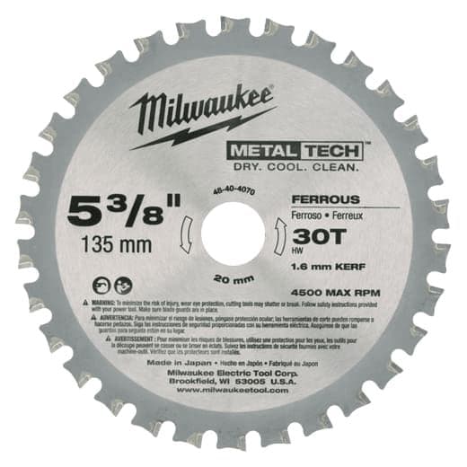 Milwaukee 美沃奇 48-40-4515 金屬專用圓鋸機鋸片