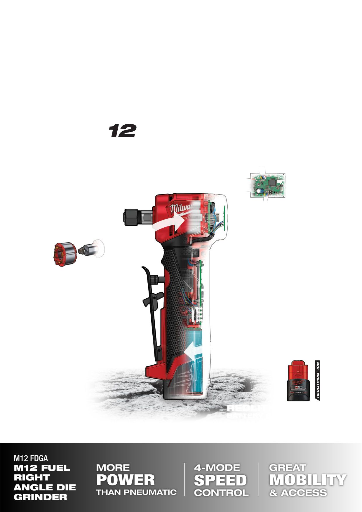 Milwaukee M12 FDGA-0