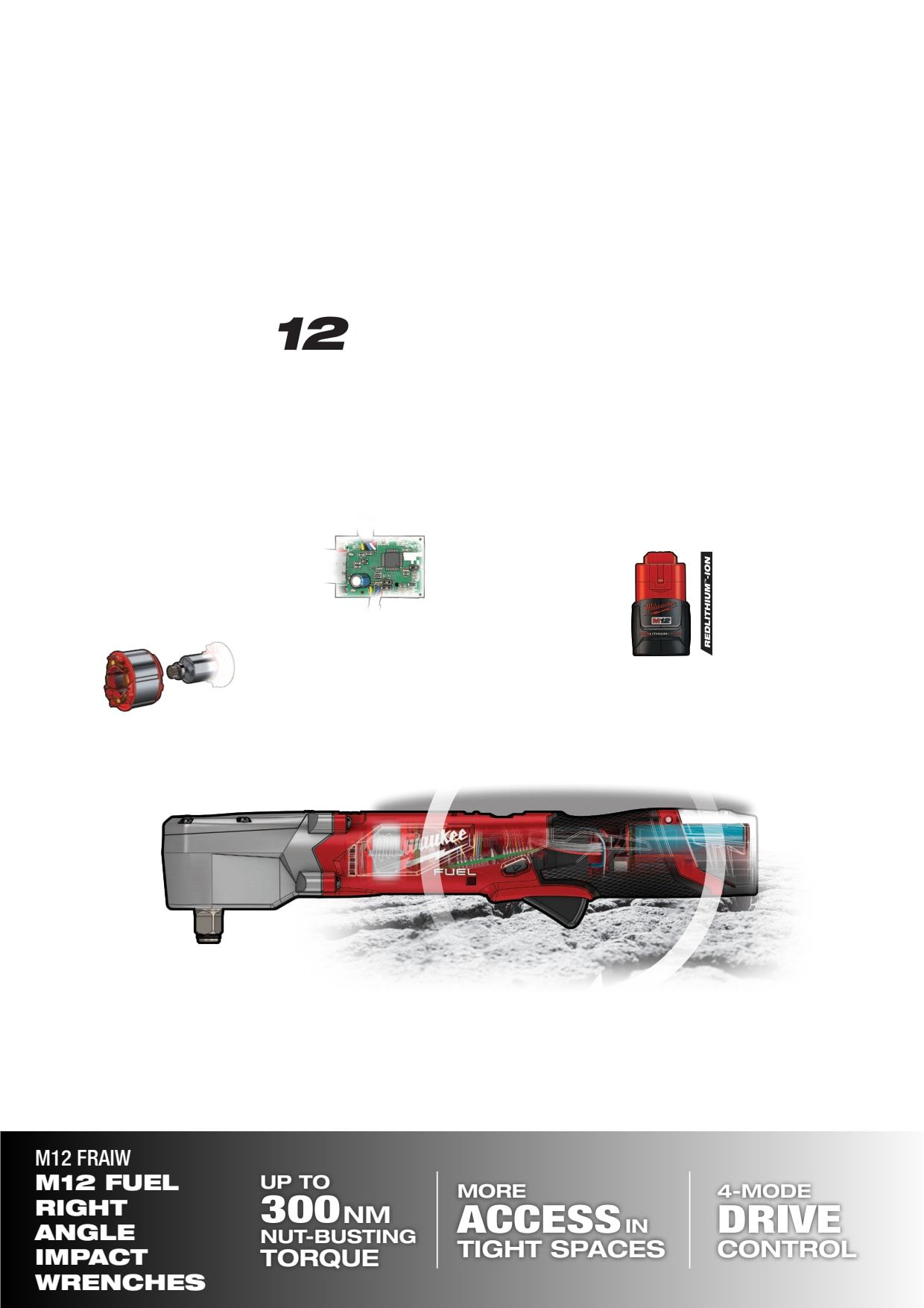 Milwaukee M12 FRAIWF12-0