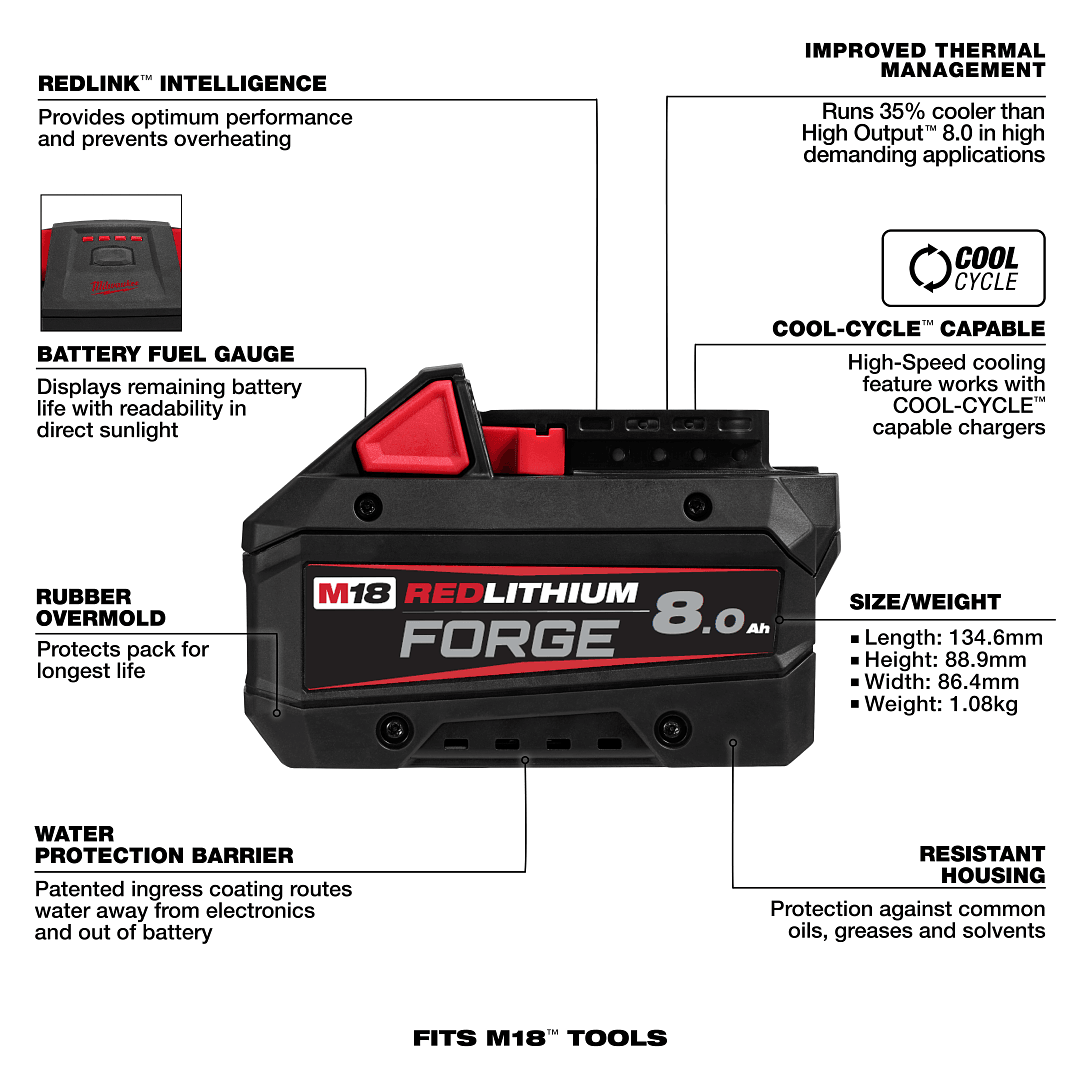 Milwaukee M18 FB8