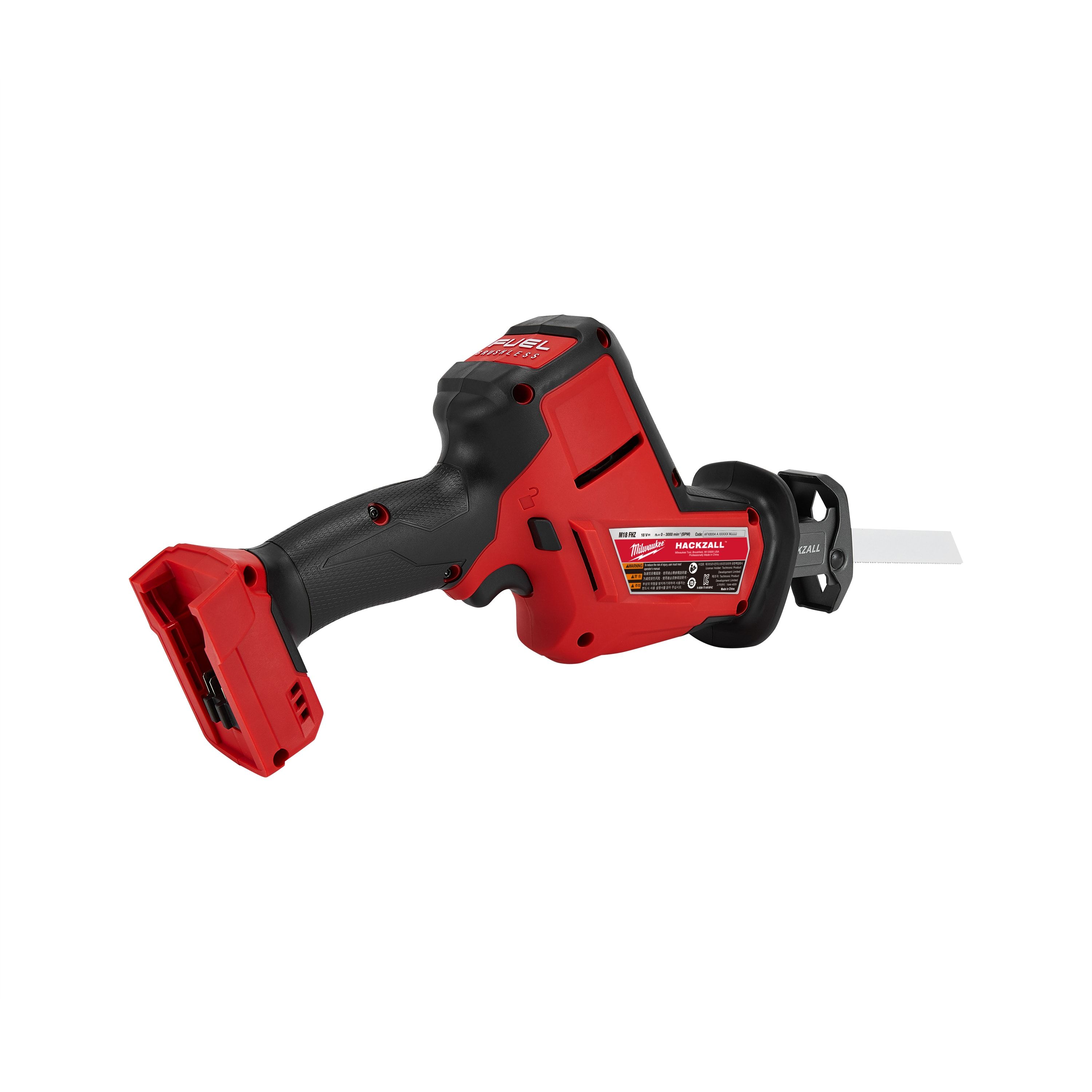 Milwaukee 美沃奇 M18 FHZ-0 M18 FUEL™ 無碳刷 HACKZALL™ 往復鋸 圖像 5