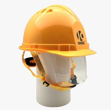 Turkey KOREL Safety Helmet with Y-Strap and Built-in Face Shield