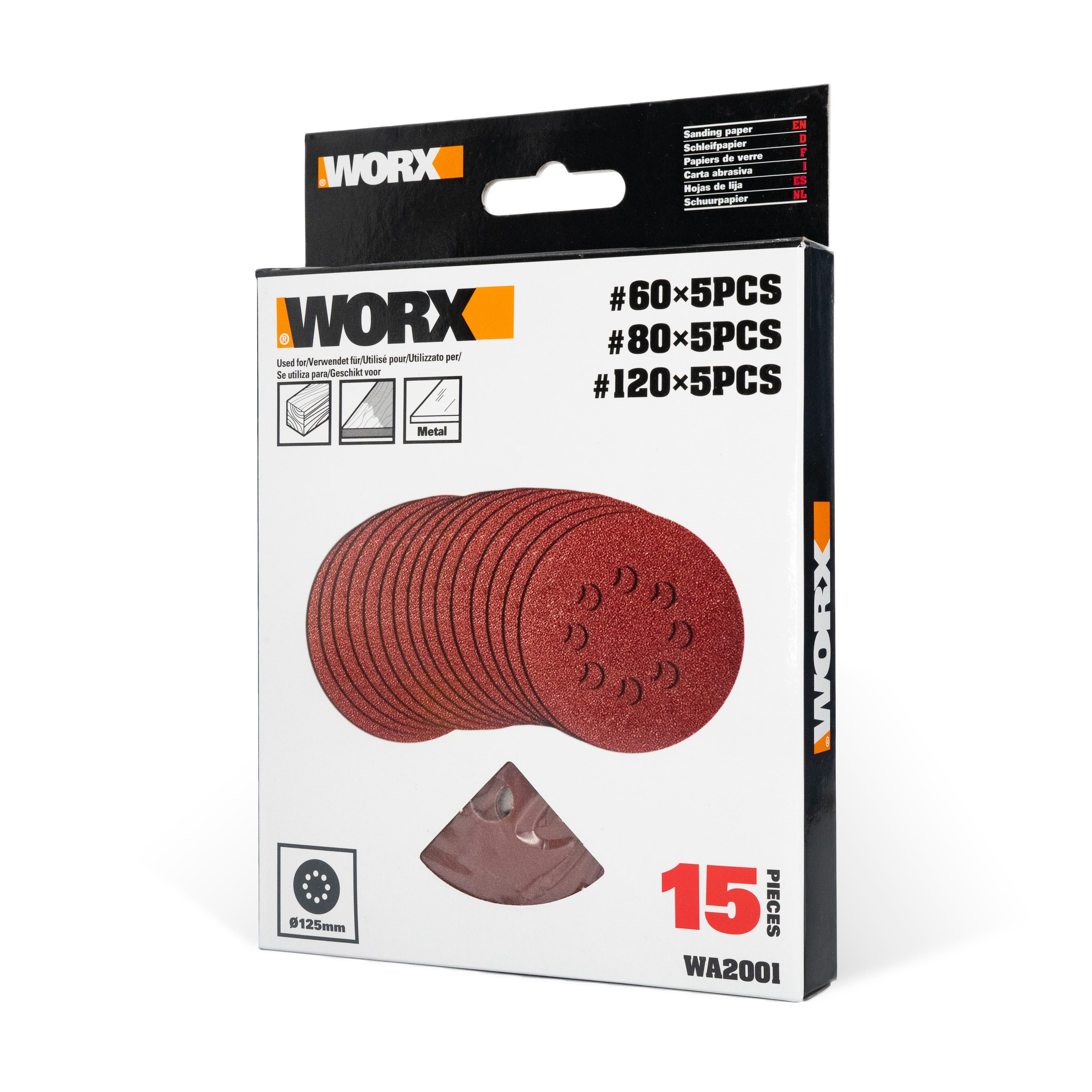 WORX 威克士 WA2001 專用於WX820 砂紙套裝