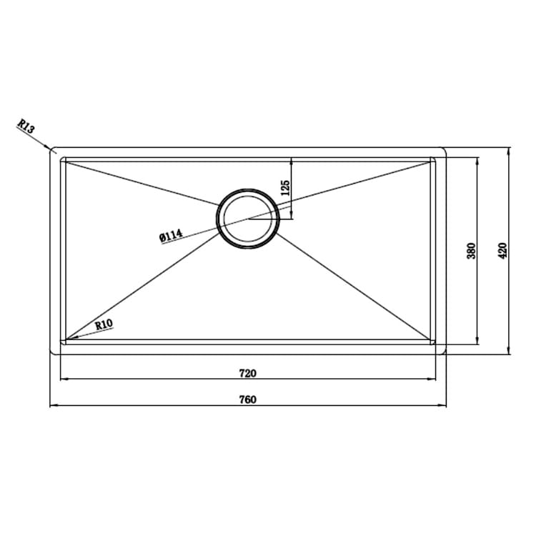 Elleci ARC1076-15 (1.5mm)不銹鋼廚房星盆