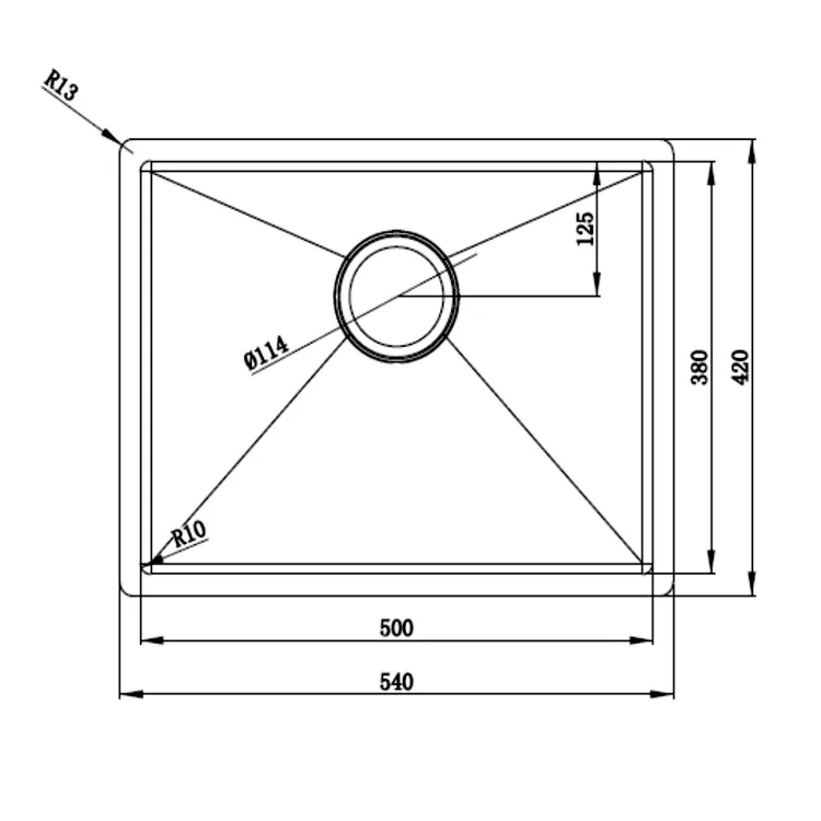 Elleci ARC1040-15 (1.5mm)不銹鋼廚房星盆
