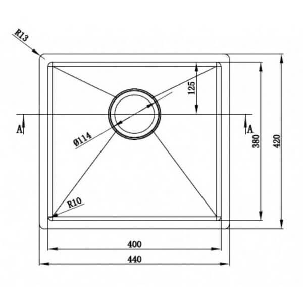Elleci ARC1044-15 (1.5mm)不銹鋼廚房星盆