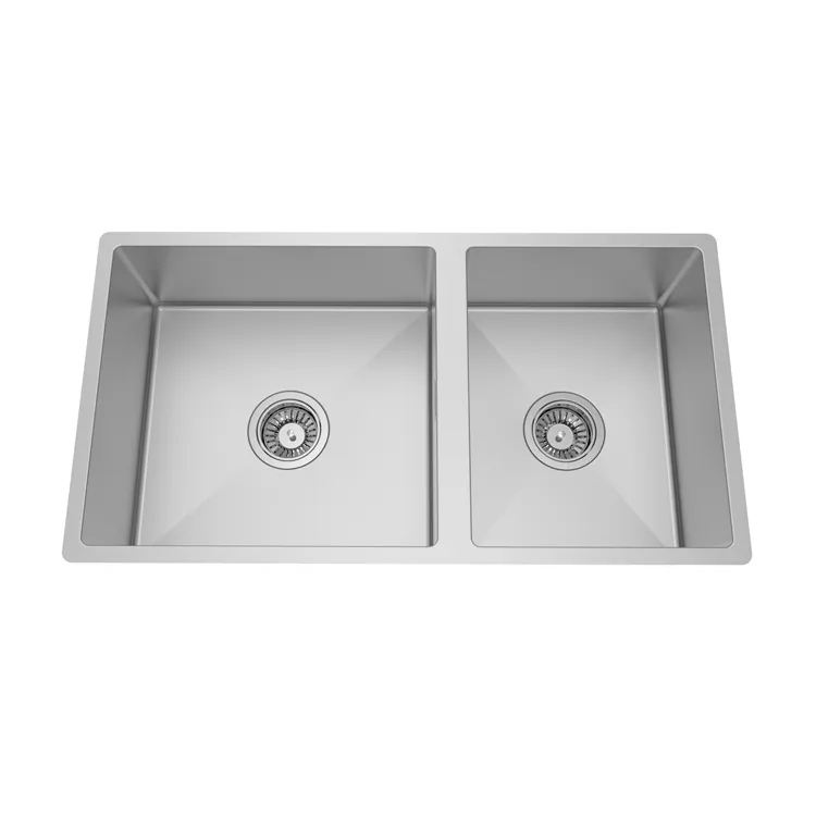 Elleci ARC2079DB-15 (1.5mm) Stainless Steel Kitchen Double Bowl Sink