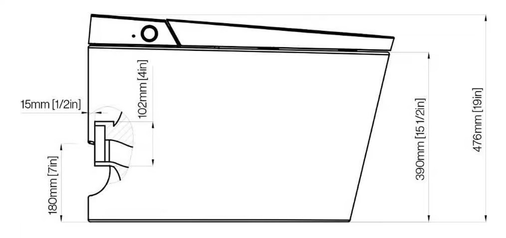 法國品牌Avant Garde - 全新智能高咀座廁 TS887009811