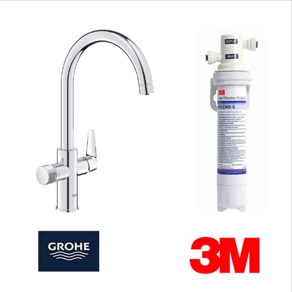 德國 Grohe 3058000 濾水廚房龍頭 + 3M AP2-405G濾水套裝 (包安裝)