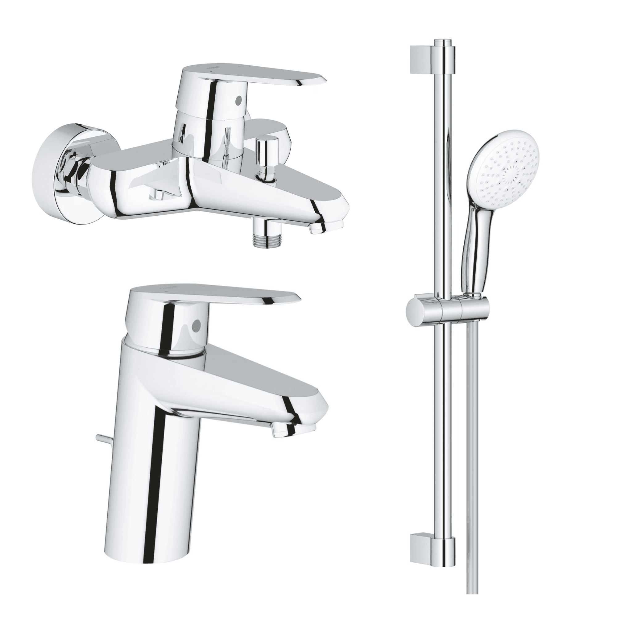 GROHE Eurodisc Cosmopolitan Faucet Shower Set 3-Piece Set (Made in Germany)