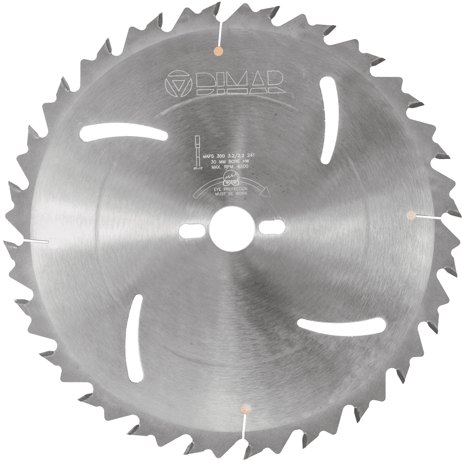 DIMAR MAFG Rip Saw Blade with Chip Limiters