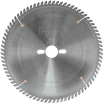 DIMAR Wood Cutting TCT Saw Blades (MBW / MCW / MEW / MFW)
