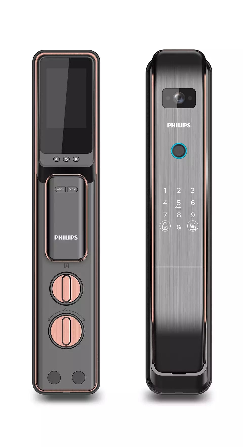 PHILIPS 飛利浦 EasyKey 303VP 電子鎖 (紅古銅)【香港行貨】