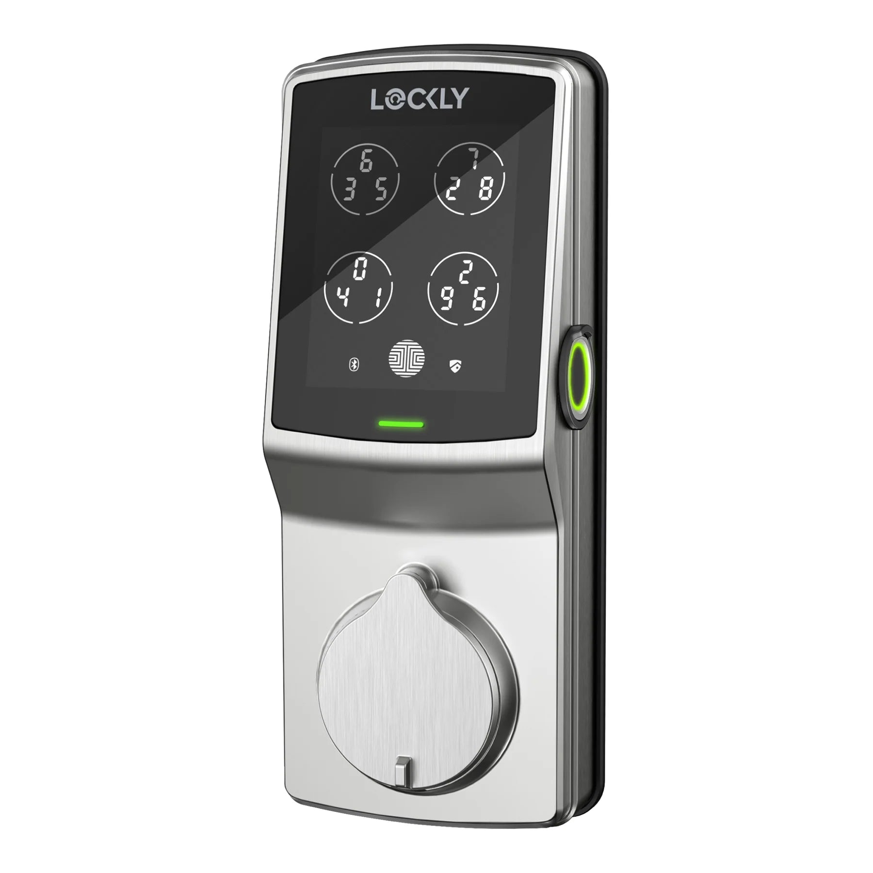 LOCKLY PGD728F Secure Plus 智能電子門鎖 (緞面鎳色) (包標準安裝)