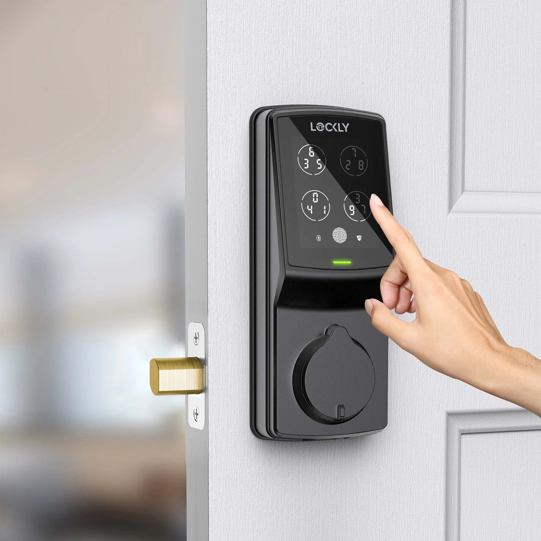 LOCKLY PGD728F Secure Plus 智能電子門鎖 (啞黑色) (包標準安裝)