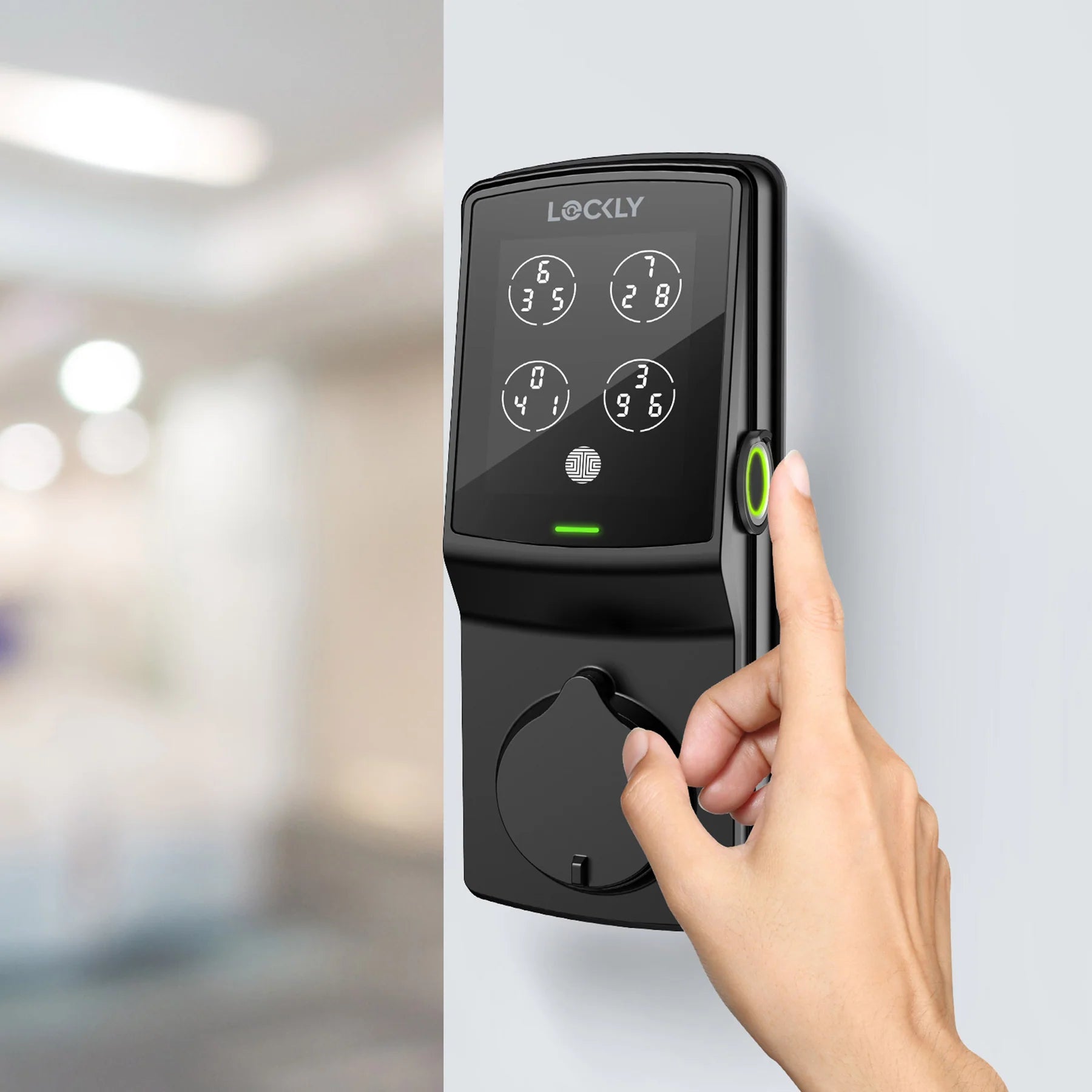 LOCKLY PGD728F Secure Plus 智能電子門鎖 (啞黑色) (包標準安裝)