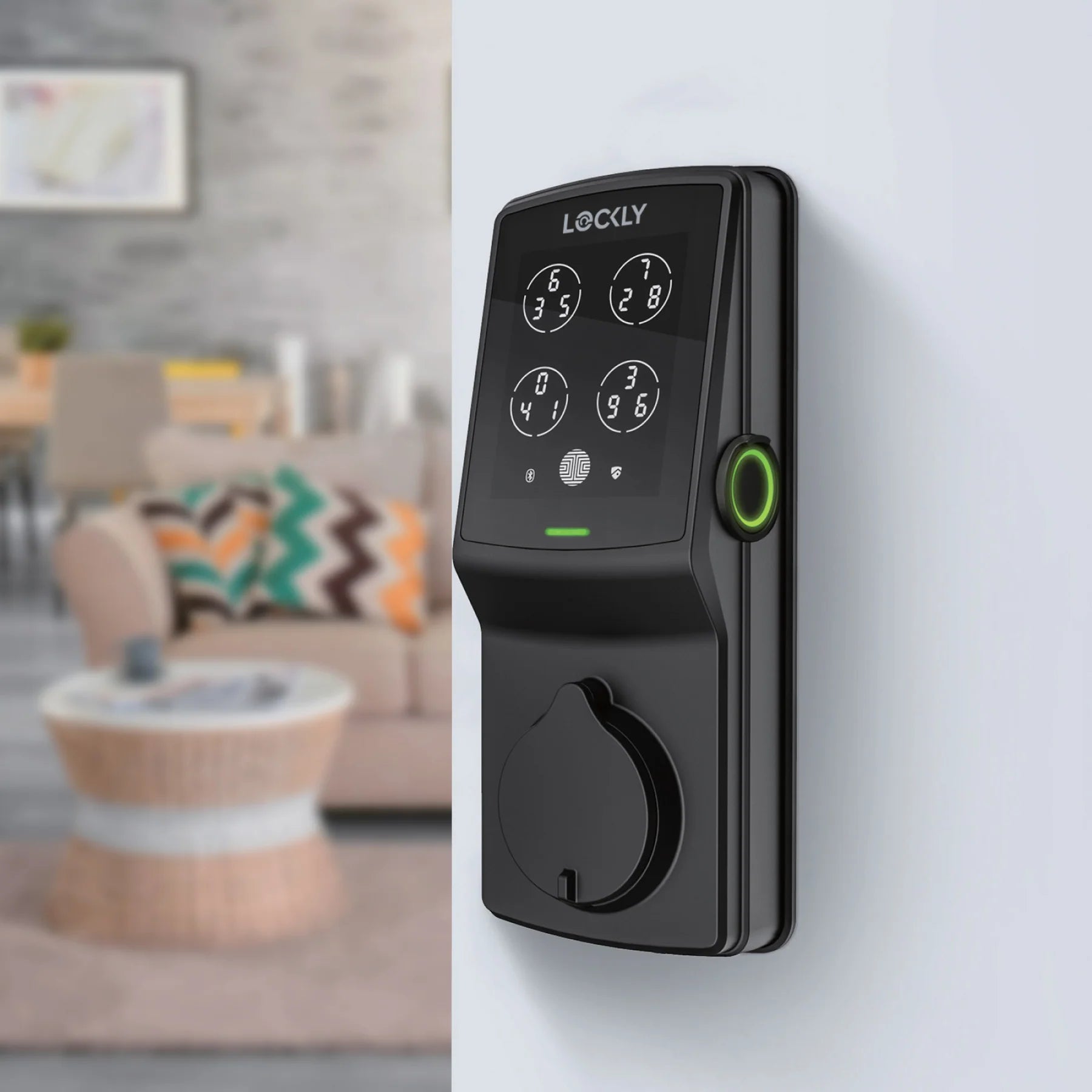 LOCKLY PGD728F Secure Plus 智能電子門鎖 (啞黑色) (包標準安裝)