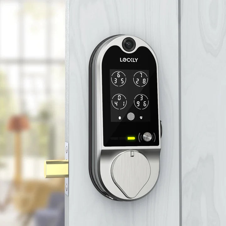 LOCKLY PGD798 Vision™ 智能電子門鎖 (緞面鎳色) (包標準安裝)