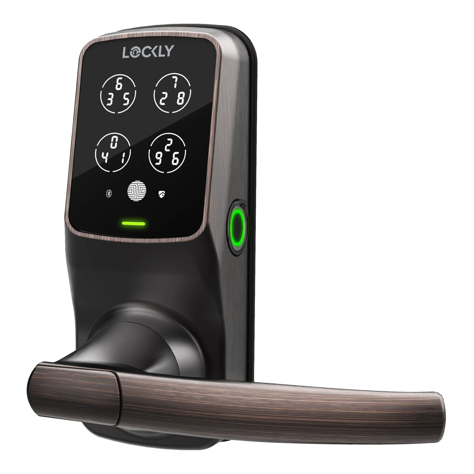 LOCKLY PGD628F Secure Plus 智能電子門鎖 (威尼斯古銅色) (包標準安裝)