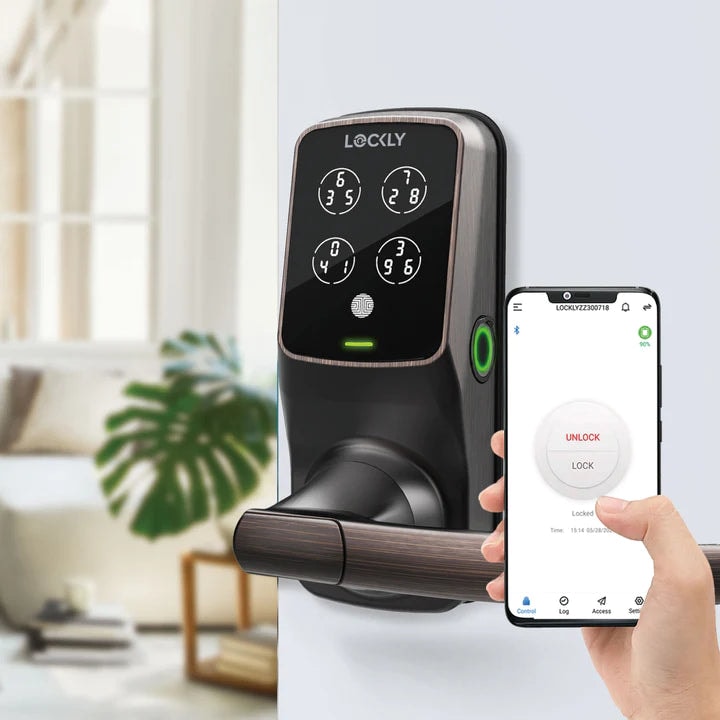 LOCKLY PGD628F Secure Plus 智能電子門鎖 (威尼斯古銅色) (包標準安裝)