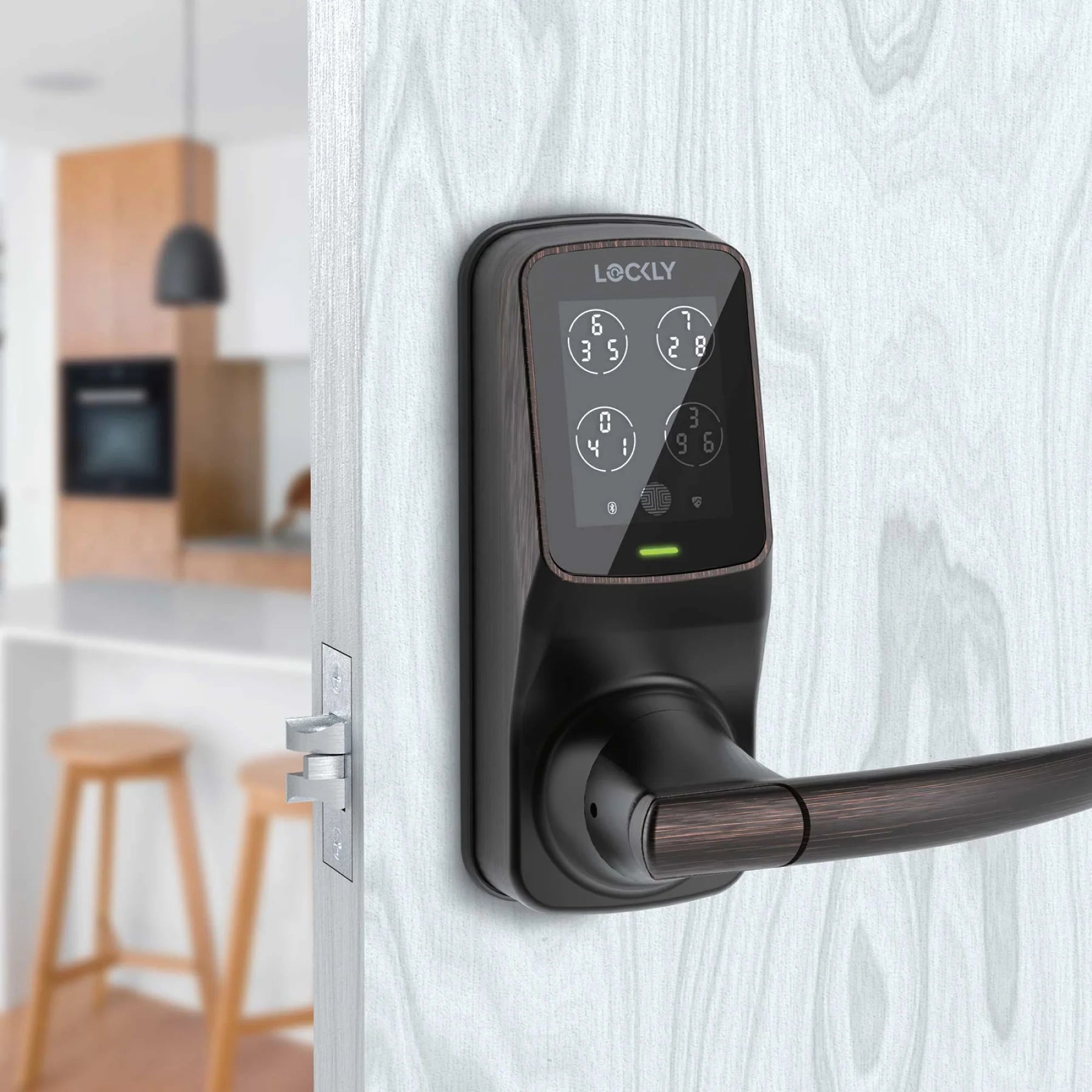 LOCKLY PGD628F Secure Plus 智能電子門鎖 (威尼斯古銅色) (包標準安裝)