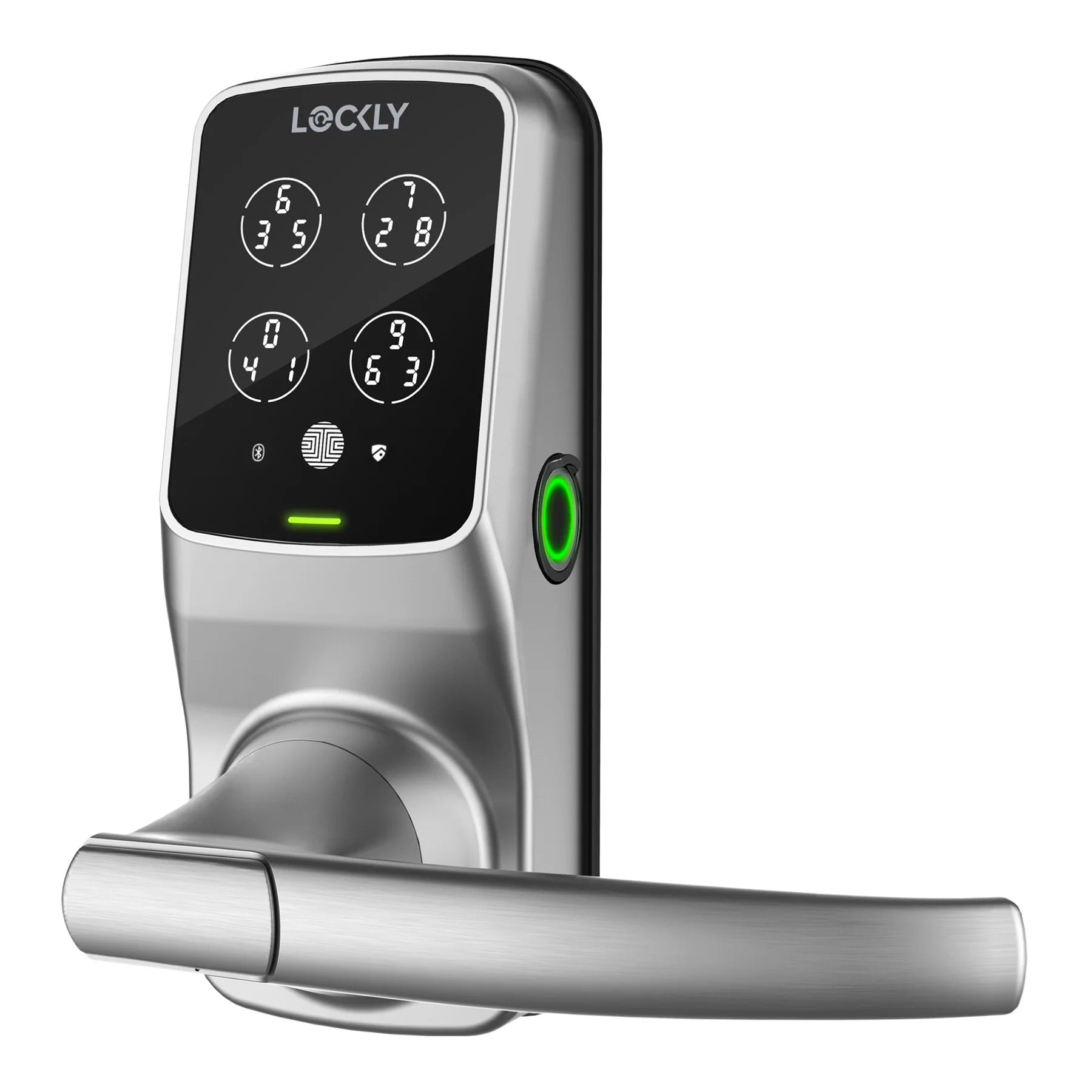 LOCKLY PGD628F Secure Plus 智能電子門鎖 (緞面鎳色) (包標準安裝)