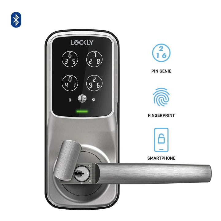 LOCKLY PGD628F Secure Plus 智能電子門鎖 (緞面鎳色) (包標準安裝)