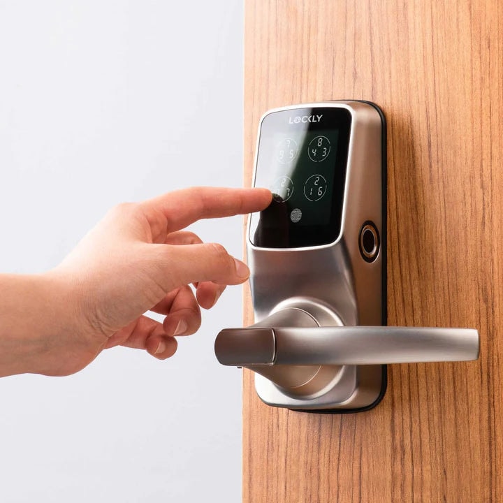 LOCKLY PGD628F Secure Plus 智能電子門鎖 (緞面鎳色) (包標準安裝)