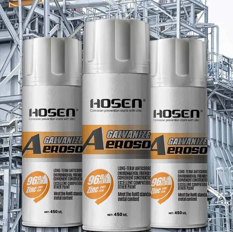 HOSEN 手噴鉛水油(含鋅量96%)灰色