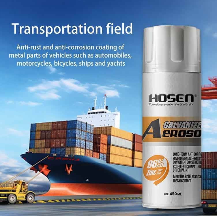 HOSEN 手噴鉛水油(含鋅量96%)灰色