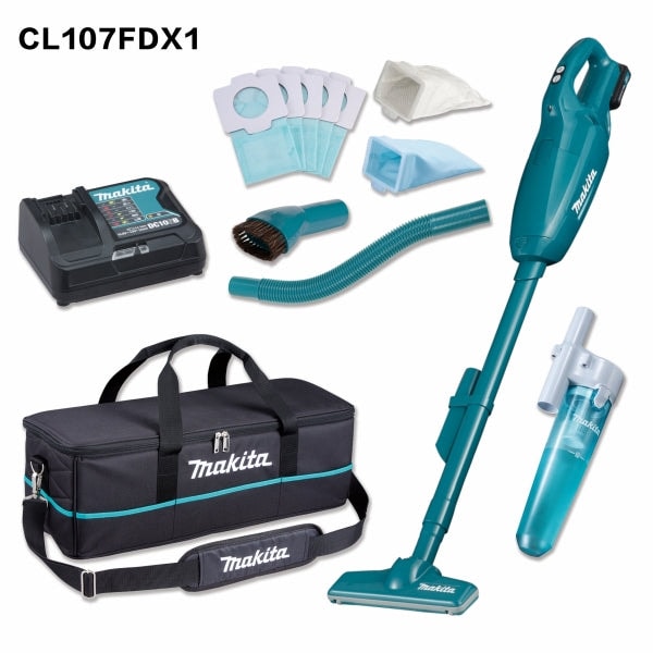 Makita 牧田 CL107FDWX1 / CL107FDX1 12V 充電式吸塵機套裝