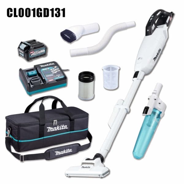 Makita 牧田 CL001GD130 / CL001GD131 40V Max 充電式吸塵機 (膠囊式)(套裝版-黑/白)