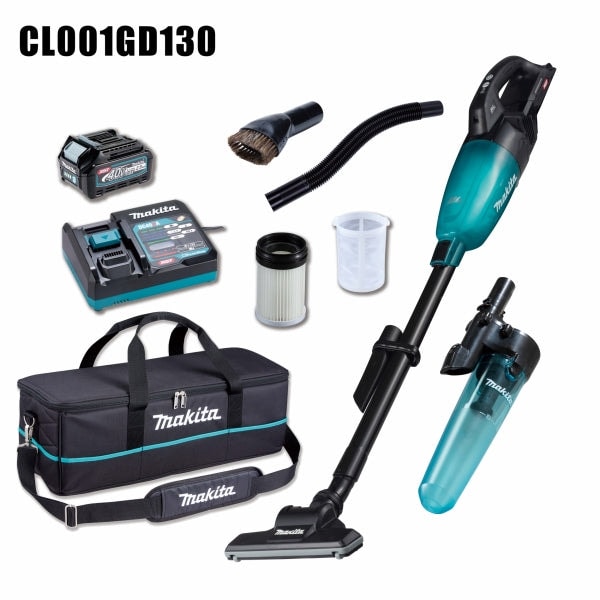 Makita 牧田 CL001GD130 / CL001GD131 40V Max 充電式吸塵機 (膠囊式)(套裝版-黑/白)