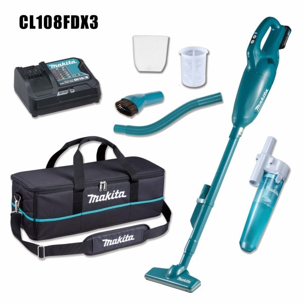 Makita 牧田 CL108FDX3 / CL108FDWX3 12V 充電式吸塵機套裝 (膠囊式)