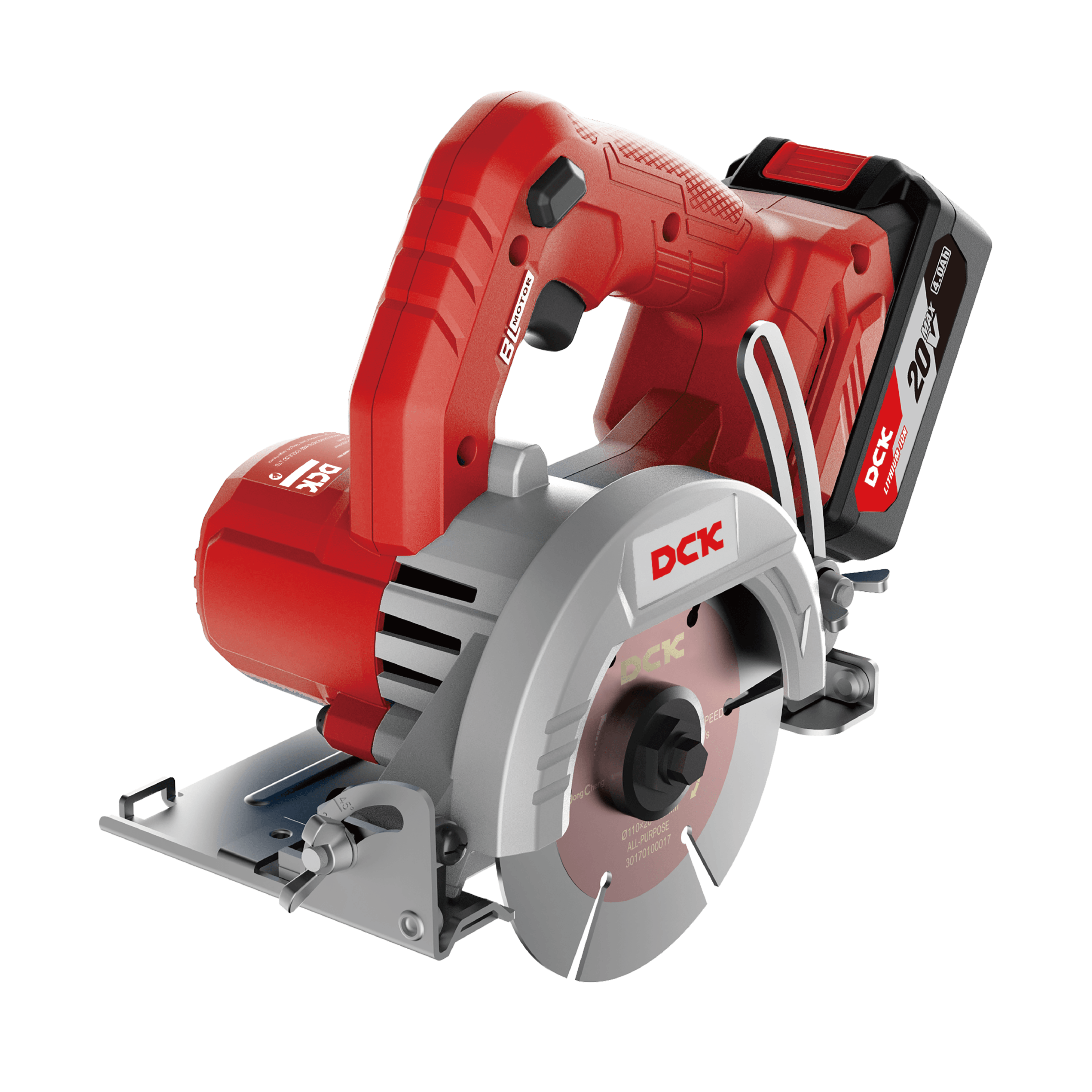 DCK KDZE125 20V 充電式無刷雲石切割機