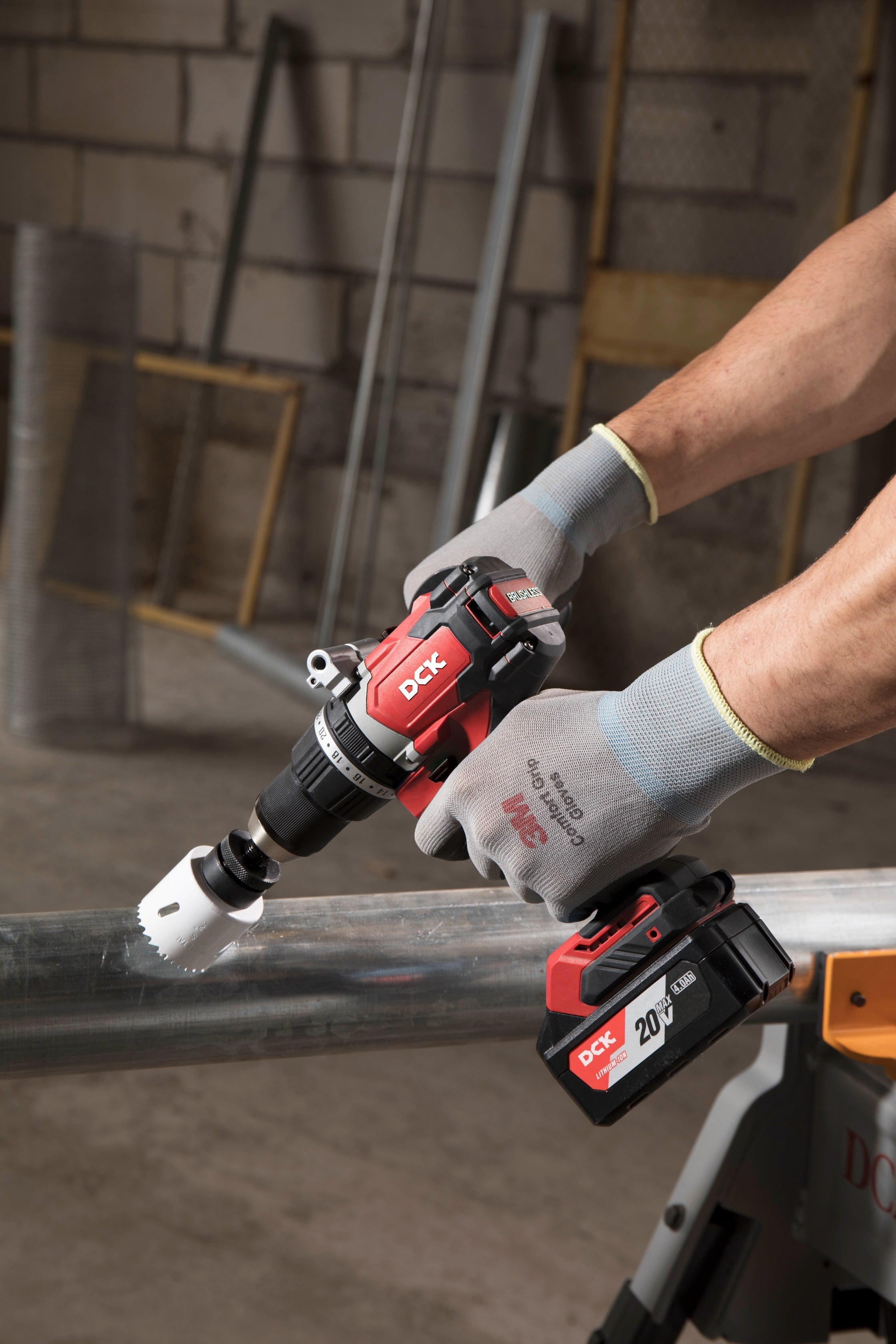 DCK KDJZ03-13 20V 充電式無刷衝擊電鑽