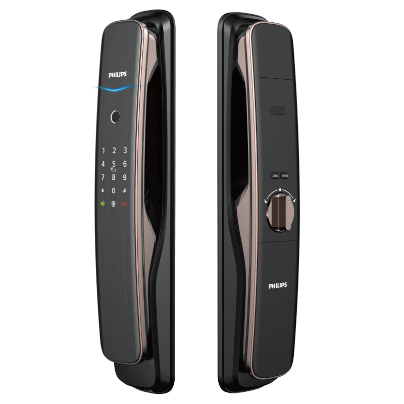 PHILIPS 飛利浦 EasyKey 702E 電子鎖 (紅古銅)【香港行貨】-hong-kong