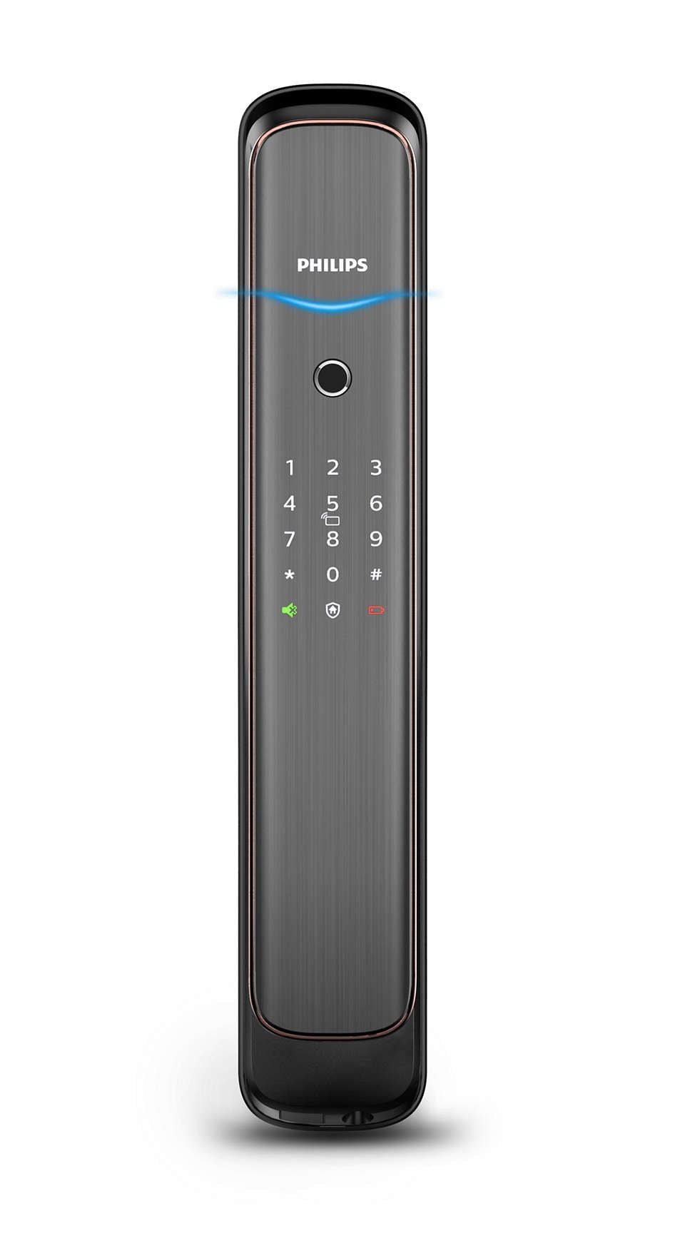 PHILIPS 飛利浦 EasyKey 702E 電子鎖 (紅古銅)【香港行貨】-hong-kong