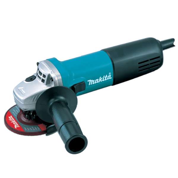 Makita 牧田 9556HN 100毫米角向磨光機,配備側柄及砂輪片
