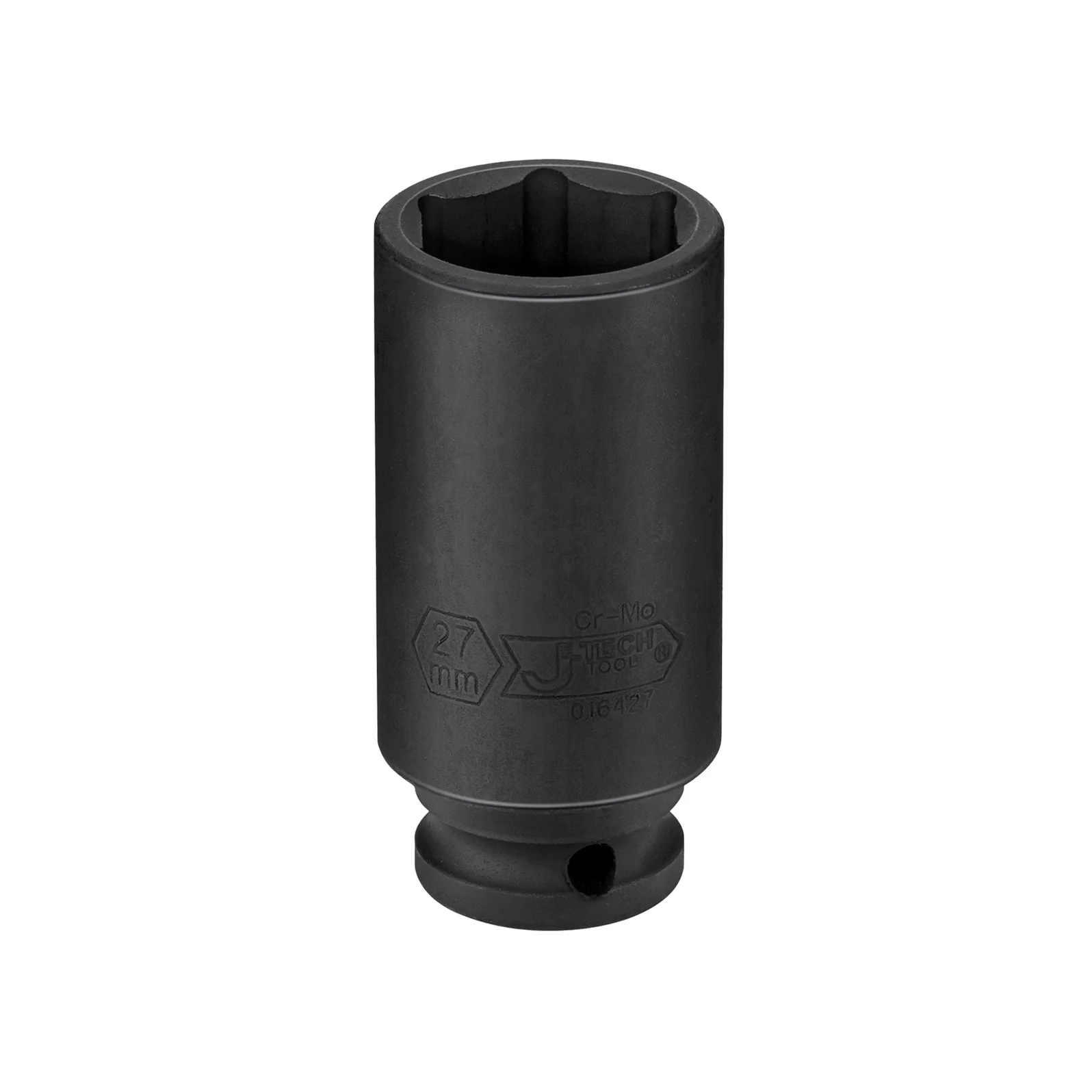 JETECH SK1/2-D27 1/2" 加長六角套筒 27mm(正面)