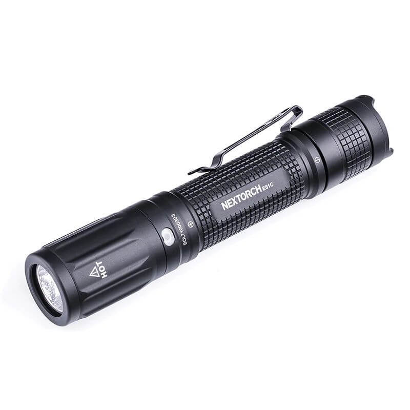 NEXTORCH E51C 快充極光LED電筒(三分之四側面)