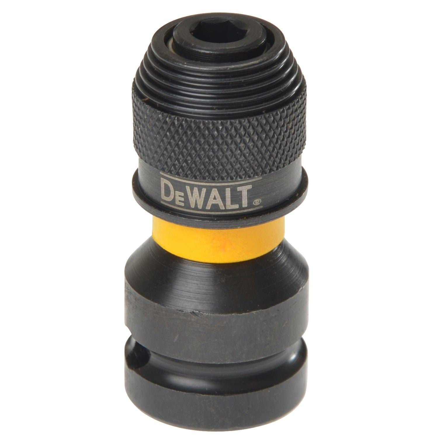 DEWALT DT7508 1/2" 至 1/4" 強磁電卜接頭(正面)