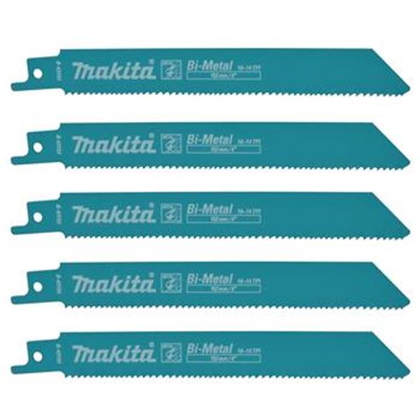 Makita B-43153 往復鋸片 152mm 10-14TPI(5片裝)